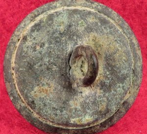 Confederate "Lined" Artillery Button